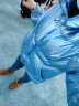 A21女装韩版亮面宽松加厚羽绒服外套冬季立领时尚面包服 天蓝 S 晒单实拍图