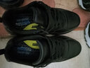 斯凯奇（Skechers）男鞋休闲皮鞋商务通勤黑色工作鞋简约百搭黑色运动板鞋210835 全黑色/BBK 40 实拍图