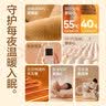 网易严选 抑菌电热毯 可水洗机洗 抗菌安全保护 智能定时 4档调温 严选【升级珊瑚绒】藏青纯色 180cm*80cm 实拍图