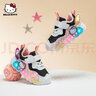 Hello Kitty童鞋女童运动鞋宝宝冬季闪灯二棉鞋短绒保暖发光灯鞋6821黑色27 实拍图