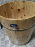 温友温友 泡脚木桶加高泡脚桶熏蒸实木洗脚盆木盆40cm过小腿足浴桶 40cm 双耳桶+实木盖+艾草60包 实拍图