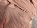 童泰（TONGTAI）宝宝内衣套装春秋季男童女童长袖衣服家居服内衣秋衣秋裤坑条 粉色 【前开套装-平腰款】 100 cm 实拍图