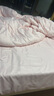 雅鹿水洗冰丝四件套夏季凉感丝滑花边被套床单公主风被罩床笠床上用品 花边款-粉玉-AM【丝滑裸睡】 1.8m 床单款 四件套-被套200*230cm 实拍图