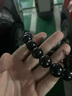 玄同黑檀紫光檀小孔顺纹佛珠文玩手串时尚男女款念珠手链 葫芦款 珠径1.8cm*13颗 实拍图