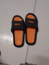 润华年  防滑韩版拖鞋男夏居家用浴室情侣男士凉拖鞋外穿 PVC-859-黑橙 40-41(适合39-40脚) 实拍图
