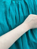 无印良品 MUJI 女式 强捻无袖连衣裙 女装裙子夏季 纯棉全棉长裙 BC2JNC4S 绿色 M (160/84A) 晒单实拍图