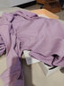 纤丝鸟女士加厚保暖内衣重磅舒绒棉氨保暖套装透气 麻紫色 XL170  实拍图