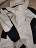 西域骆驼（VANCAMEL）冲锋衣男女加厚防风保暖登山服三合一可拆卸夹克外套连帽滑雪服 KY1818S熊猫白/黑色-女 XL 实拍图