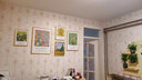 莫小邪中古风客厅装饰画斋浦尔花园沙发背景墙挂画法式复古艺术组合壁画 Z4585 35*50/50*70/30*40*2/40*60 高清防水布纹画【PVC包边】黑边 实拍图