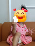 赢一贝女童裙子夏季儿童幼儿纯棉短袖潮小童公主裙女宝宝连衣裙婴儿夏装 白色 90 实拍图