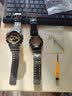 Mtin树脂表带表壳适配卡西欧G-SHOCK手表带GA110 140 GD120GLS GAX100 哑光黑色蓝字 16mm 实拍图