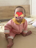 舒贝怡婴儿衣服新生儿连体衣满月宝宝哈衣秋冬保暖周岁男女童爬爬服粉73 实拍图
