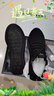 蜘蛛王休闲鞋女春秋季飞织网面透气女鞋户外运动中老年妈妈鞋 黑色 37 实拍图