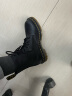 马丁（DR.MARTENS）春夏1460 Pascal 新中式荔枝纹软皮黑色女款8孔马丁靴 黑色 38 实拍图