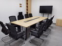 汉宏（HANHONG）会议桌椅组合长桌简约现代办公桌商务接待洽谈大小型长条桌 实拍图