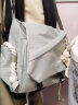 酷达妮 背包潮ins日系原宿复古工装斜挎包女男 韩国学生大容量单肩包邮差包 绿色【小熊猫】 实拍图
