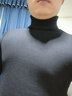 古德罗 GUDEILUO高领毛衣男士修身加厚纯黑色内搭打底针织衫紧身百搭韩版潮流冬季 黑色 XL （115-135斤） 实拍图