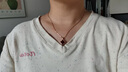 AHK足银四叶草项链女锁骨链吊坠时尚情人节生日礼物送女朋友老婆 【浪漫真爱红玛瑙】+精美礼盒 实拍图