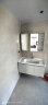 九牧（JOMOO）极简浴室柜陶瓷一体盆悬挂式洗脸洗手组合柜100cm A2721-17LD-1 实拍图