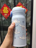 膳魔师（THERMOS）316L不锈钢保温杯保冷杯联名图案款生日礼物学生水杯 TCMO 大耳狗-糖霜曲奇350ml 实拍图