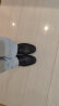 红蜻蜓休闲鞋男春夏季透气软底商务一脚蹬男士休闲鞋皮鞋 WTA7423黑色42 实拍图