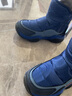 SNOOPY史努比童鞋男童雪地靴冬季保暖中大童棉靴加绒棉鞋2811深蓝蓝32 实拍图