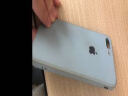 阿斯汀（ATHDDIN） 苹果系列型号手机壳iPhone 直边精孔硅胶软壳 烟灰蓝【纯色软壳】 苹果7p/8plus 实拍图