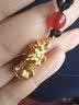 中国黄金（CHINA GOLD）黄金项链男足金招财貔貅吊坠实用生日礼物男送男友老公结婚纪念日 【京速达】足金貔貅吊坠配黑绳 实拍图