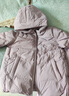 坦博尔羽绒服女蓄热科技冬季宽松短款加厚保暖连帽中老女装外套TD236356 芝袊紫 L (170) 实拍图