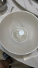 靓佳 纯白强化陶瓷面碗 汤碗  陶瓷餐具 加厚防烫 8英寸面碗2个装 实拍图