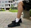 七匹狼男鞋休闲鞋男夏季网面鞋透气薄款休闲运动鞋飞织跑步鞋旅游鞋子男 黑色9453（夏季款） 40 =运动鞋41码 实拍图