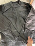 twetybird翠迪鸟头层牛皮机车服皮衣男可装护具摩托骑行真皮夹克春秋外套男 黑色【可拆卸羽绒马甲】 L（适合135-145斤) 实拍图