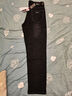 啄木鸟牛仔裤男士秋冬季新款加绒厚款弹力中年商务宽松休闲直筒长裤子 1906黑色 34 实拍图