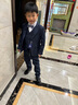 罗蒙儿童西装套装2025新款男童主持人花童中大童钢琴毕业演出服礼服狂 五件套 外套裤子马甲衬衫领结 120 实拍图