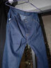 雅钧鸟牛仔裤男士春秋季直筒弹力修身大码工装裤夏款工作裤休闲长裤子男 8010蓝色+009蓝色【主图款】 33 -二尺六 实拍图