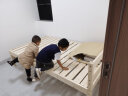 意米之恋实木床双人床软包卧室简约单人床实木床1.2m*2m*40cm高 RB-003 实拍图