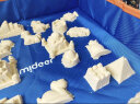 弥鹿（MiDeer）儿童玩具沙沙安全粘土DIY百变沙套装（4斤原色沙+沙盘+沙模） 实拍图