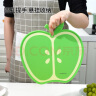 乐扣乐扣（LOCK&LOCK）抗菌砧板 塑料切菜板防滑易清洗水果板可爱卡通菜板 青苹果砧板CKD065 实拍图