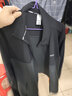 迪卡侬（DECATHLON）运动外套男士跑步健身速干加绒长袖立领卫衣夹克ten 初秋透气款-黑灰色 XL 实拍图