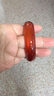 碧凤阁 玛瑙手镯 红色玉石手镯 加宽加厚女款手镯 实拍图