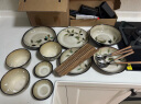 舍里日式复古竹叶陶瓷米饭碗盘餐具组合家用汤碗碗碟高档乔迁餐具套装 精美礼盒装-二人食 20件套 如图 晒单实拍图