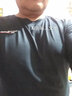健卡丹【两件装】春秋男士长袖t恤百搭男装冬季圆领宽松秋衣上衣潮打底 2件装GE长袖：【墨绿+黑色】 5XL【适合180-200斤】 实拍图