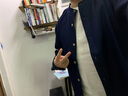 马登工装  美式复古凉感丹宁衬衫经典立式圆领衬衣外套休闲长袖男秋季 牛仔蓝 宽松偏大 M 实拍图