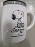 史努比（SNOOPY）保温杯 带手柄不锈钢办公保温杯水杯可爱杯子情侣杯 DP-5002 420ML 白色 实拍图