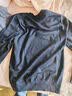 京东京造【可机洗羊毛衫】毛衣针织衫男冬季保暖打底衫外套圆领新年藏青S 实拍图