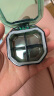 瑞合锦迷你4格透明绿色药盒小药盒便携分装盒密封防潮随身携带可定制LOGO YH007 实拍图