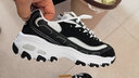 斯凯奇（Skechers）钻石熊女鞋夏季厚底增高老爹鞋透气百搭熊猫鞋休闲运动鞋12241 实拍图
