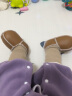 小猪球球 婴儿鞋子秋冬季加绒加厚保暖防掉宝宝新生儿学步鞋 卡其色 内长13cm  7-14个月 晒单实拍图