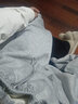棉致羊羔绒加绒加厚运动裤子女春秋冬季棉裤宽松保暖高腰休闲裤卫裤 浅灰裤脚抽绳（222特厚羊羔绒30.5） 2XL 120-135斤 实拍图