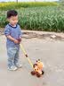皇恩儿童泡泡机玩具手持推车全自动多孔吹泡泡棒液水婴幼无毒宝宝户外 黄小鹿推车泡泡+充电+20泡泡液 实拍图
